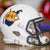 West Virginia Mountaineers Riddell Speed Mini Helmet - Throwback