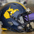 West Virginia Mountaineers Riddell Speed Mini Helmet - Satin Navy