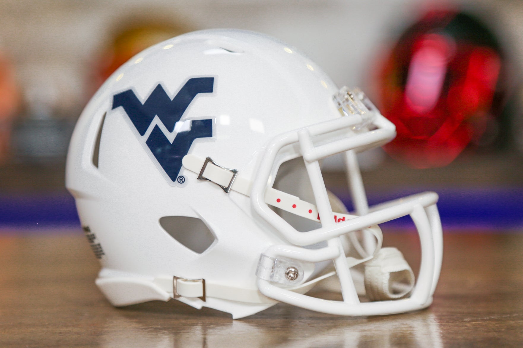 West Virginia Mountaineers Riddell Speed ​​Mini Casco