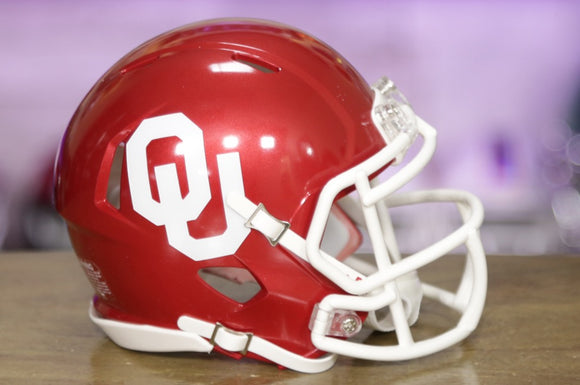 Oklahoma Sooners Riddell Speed Mini Helmet