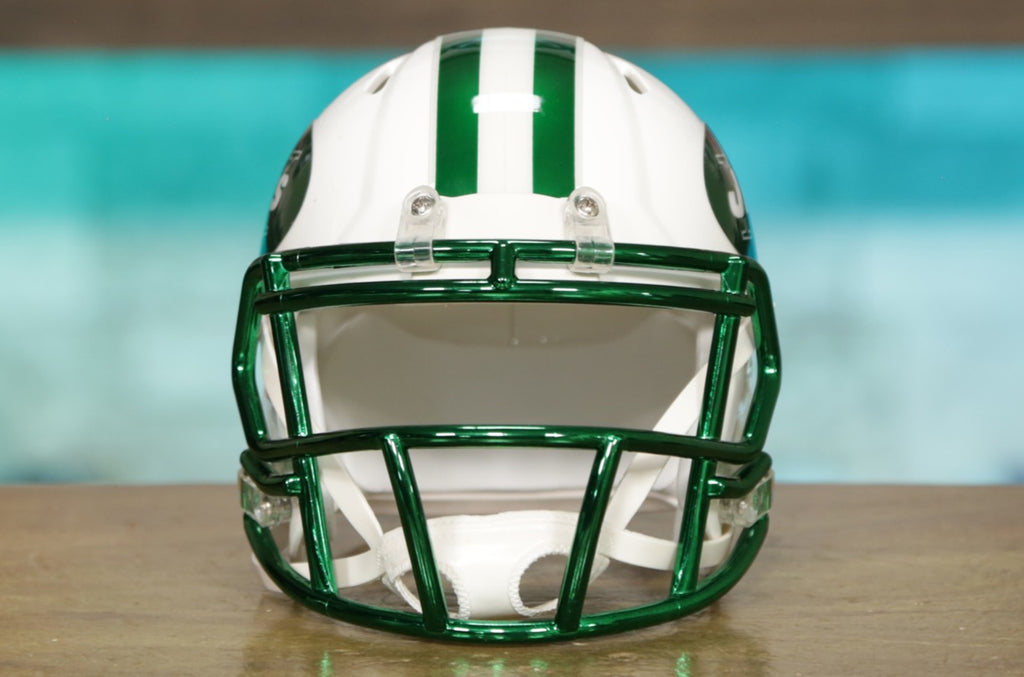 New York Jets Riddell Speed Mini Helmet - Alternate – Green