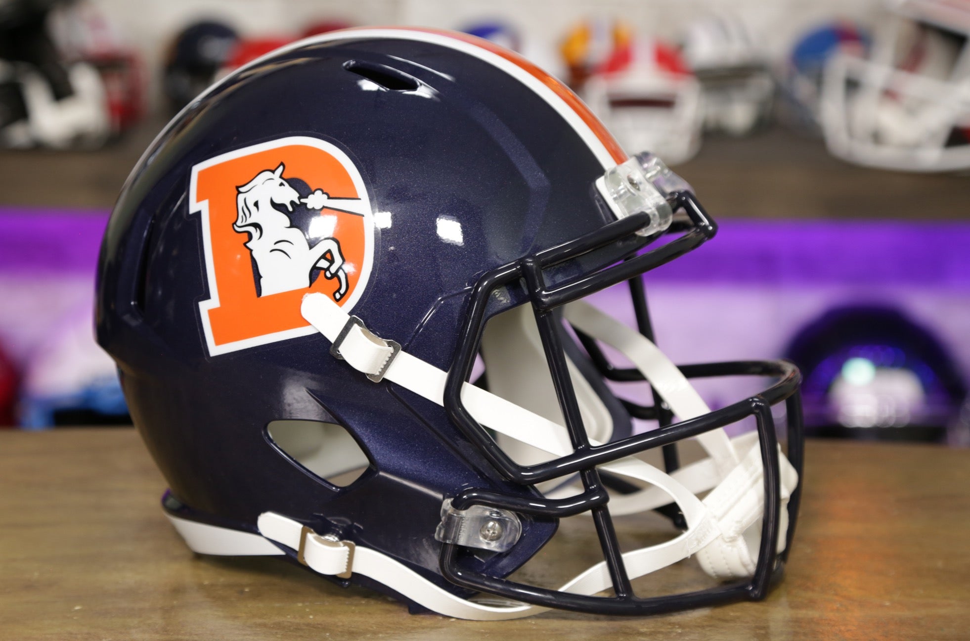 Denver Broncos Riddell Speed Replica Helmet - Alternate Color Rush