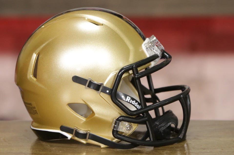 Army Black Knights Riddell Speed Mini Helmet - Gold