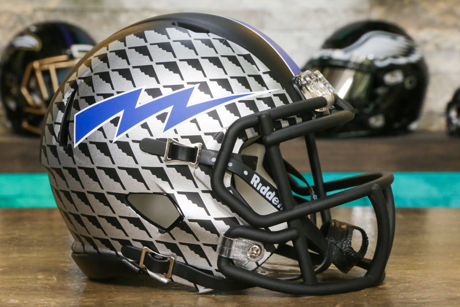 Air Force Falcons Riddell Speed Mini Helmet - Stealth Bomber