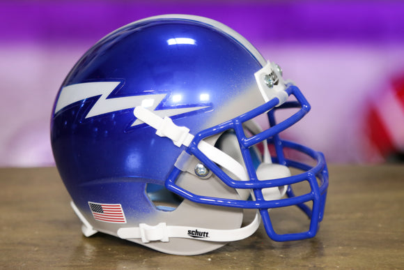 Air Force Falcons Schutt XP Mini Helmet - Blue and Grey Fade