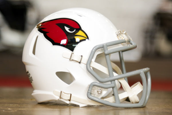 Arizona Cardinals Lunar Speed Mini Helmet New In Box 28692