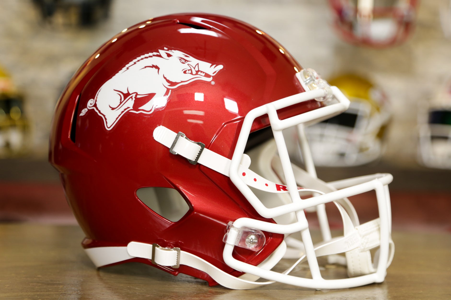 Arkansas Razorbacks Riddell Speed Replica Helmet