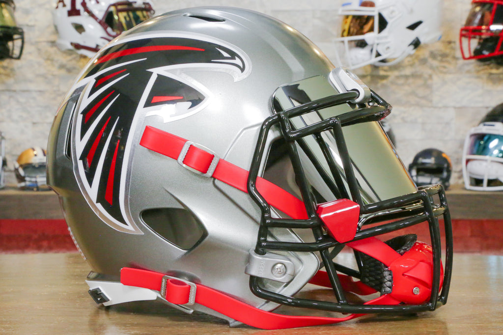 Kyle Pitts Atlanta Falcons Autographed Riddell Flash Alternate Speed Authentic  Helmet with ''Dirty Bird'' Inscription