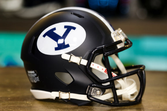 BYU Cougars Riddell Speed Mini Helmet - Navy