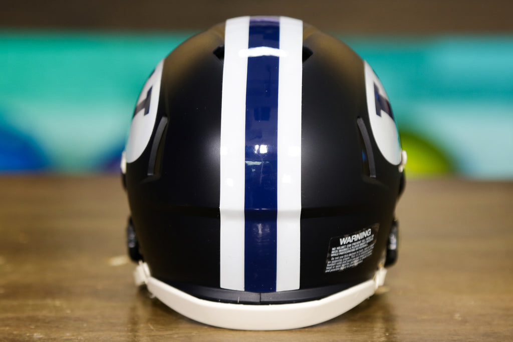 Pocket Mini Oval Y BYU Helmet - Riddell