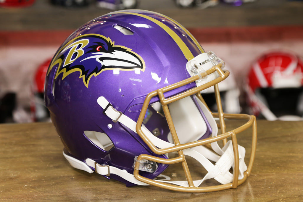 BALTIMORE RAVENS NFL Riddell SPEED Full Size Replica Football Helmet