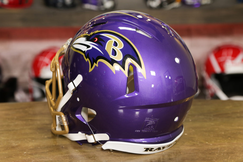 Baltimore Ravens Riddell Speed Authentic Helmet – Green Gridiron, Inc.