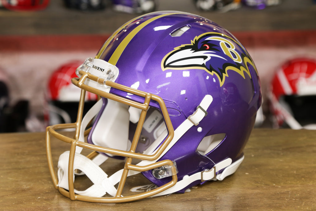 Baltimore Ravens Riddell Speed Authentic Helmet – Green Gridiron, Inc.