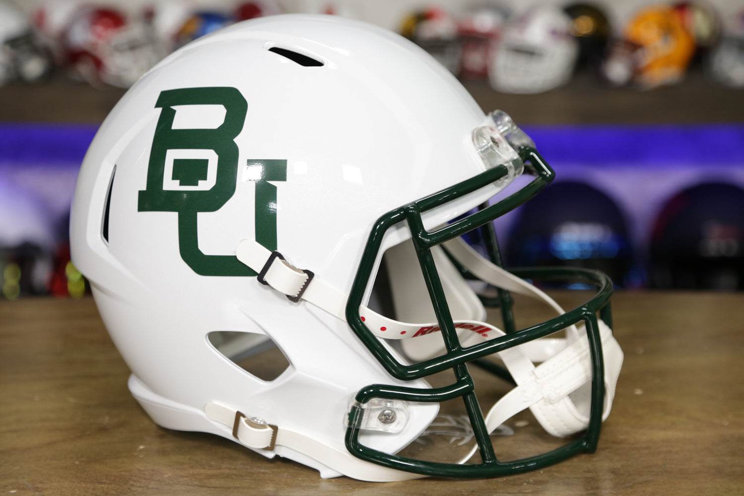 Réplica de casco Baylor Bears Riddell Speed ​​- Blanco 