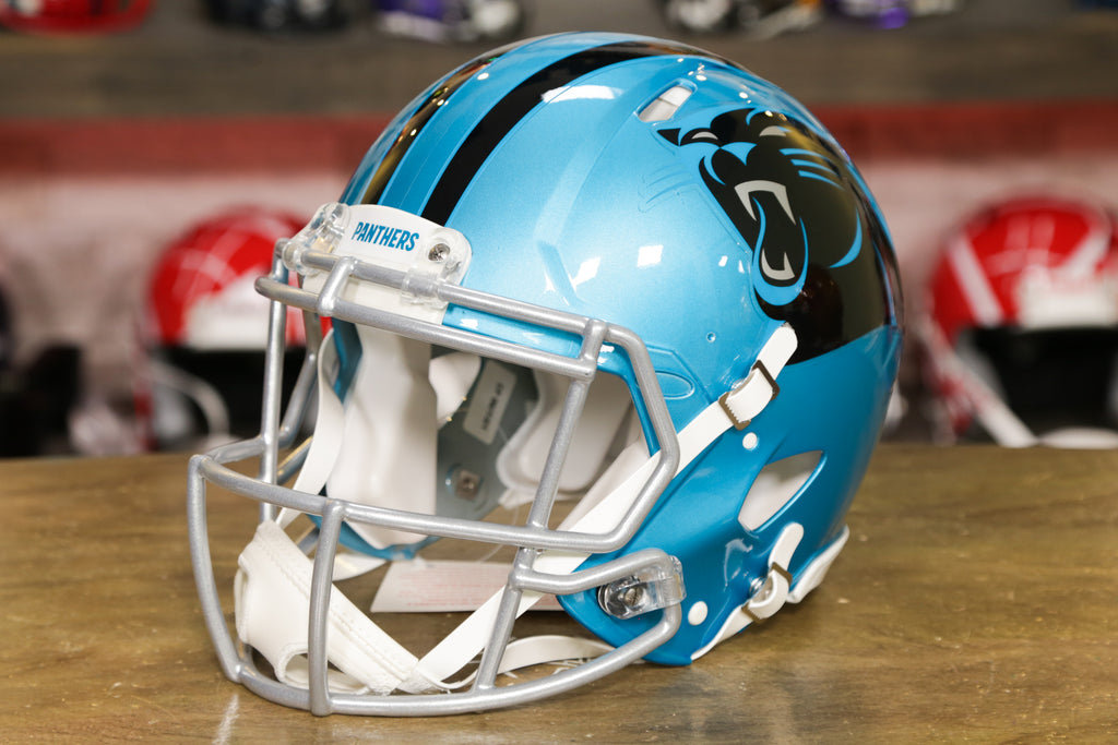 Carolina Panthers Riddell Speed Replica Helmet - Flash – Green Gridiron,  Inc.