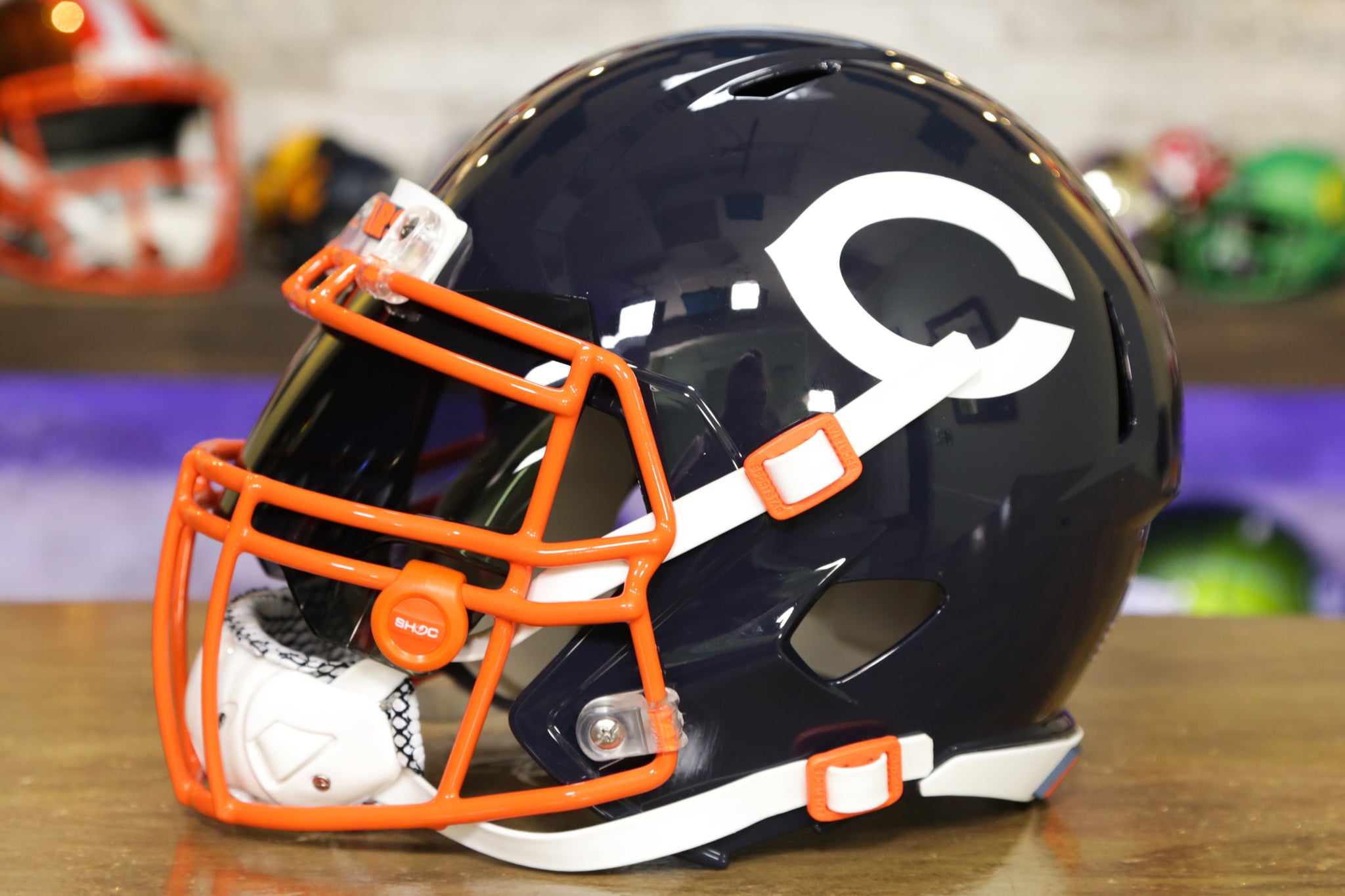 Chicago Bears Replica Riddell Throwback Mini Helmet