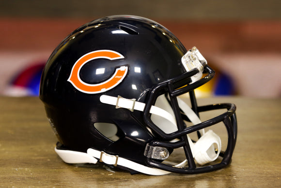 Minicasco Riddell Speed ​​de los Chicago Bears 