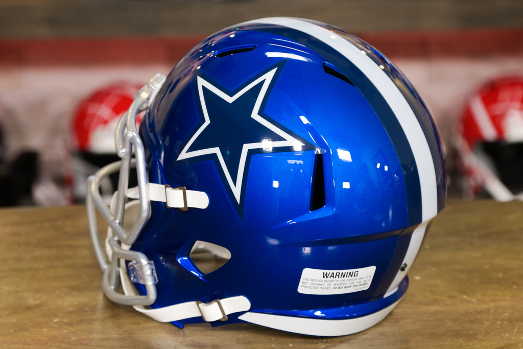 Cowboys Alternate On-Field Riddell Speed Full Size Replica Football Helmet