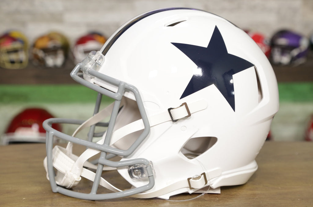 Dallas Cowboys Helmet Riddell Authentic Full Size SpeedFlex Style 1960 –  Reality Check Xtreme