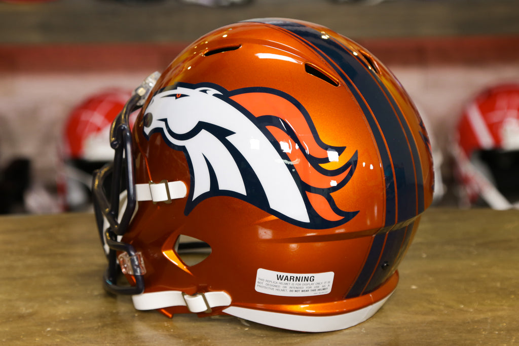 Fan Creations NFL Denver Broncos Unisex Denver Broncos Authentic Helmet,  Team Color, 12 inch