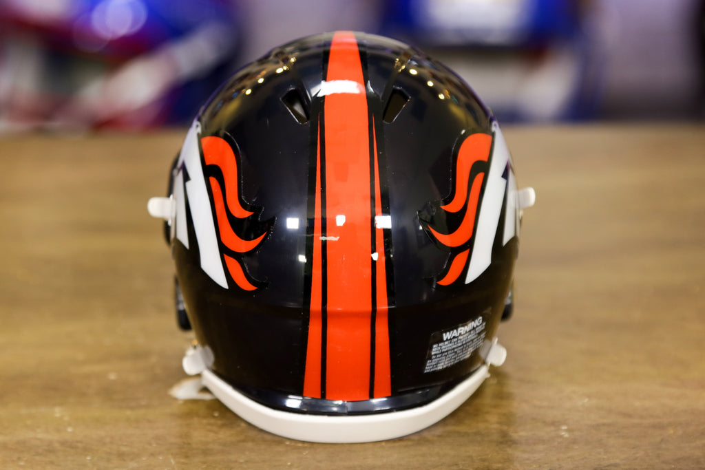 Denver Broncos (Color Rush) Riddell Speed Mini Helmet (PRE-ORDER Ships Late  November)