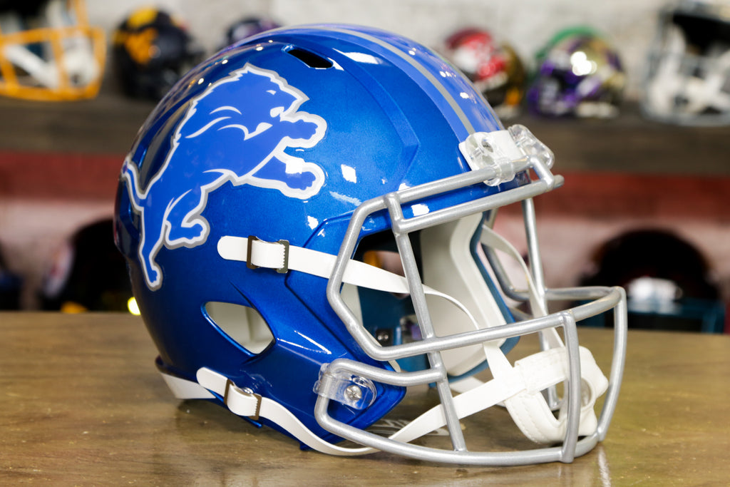 Detroit Lions Helmet  Detroit lions helmet, Helmet, Fire helmet