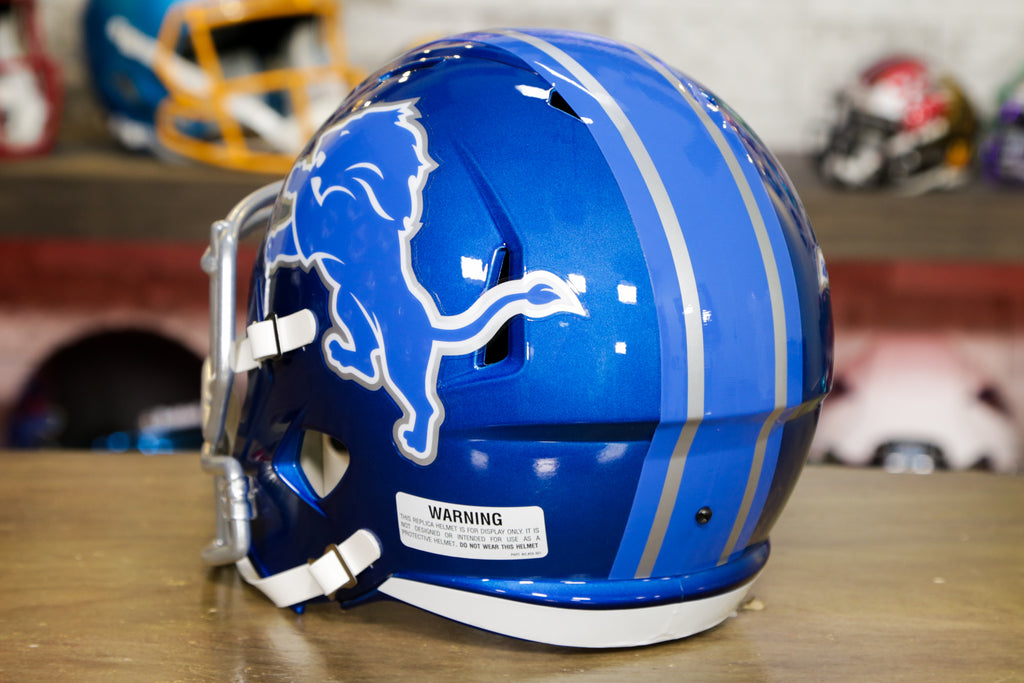 Detroit Lions NFL Football Helmet 8-bit 8bit Tecmo Super Bow - Inspire  Uplift