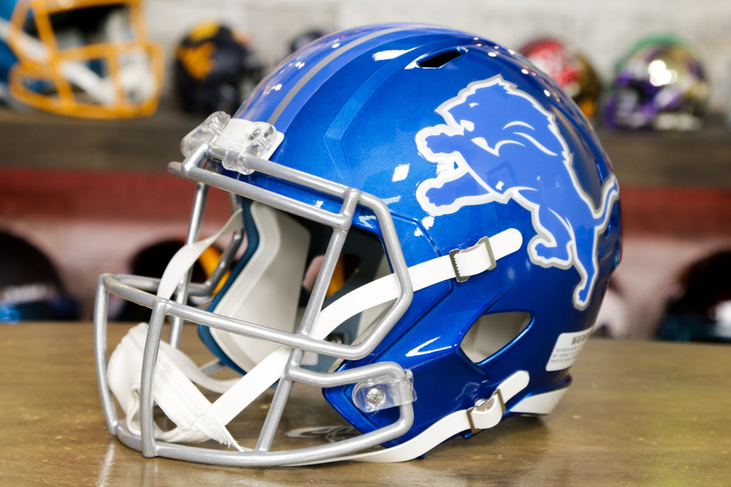 Detroit Lions Riddell Speed Authentic Helmet - GG Edition – Green Gridiron,  Inc.