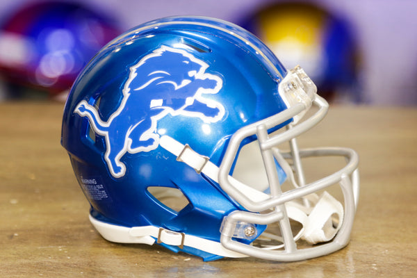 Detroit Lions Riddell Flash Speed Mini Helmet - Detroit City Sports