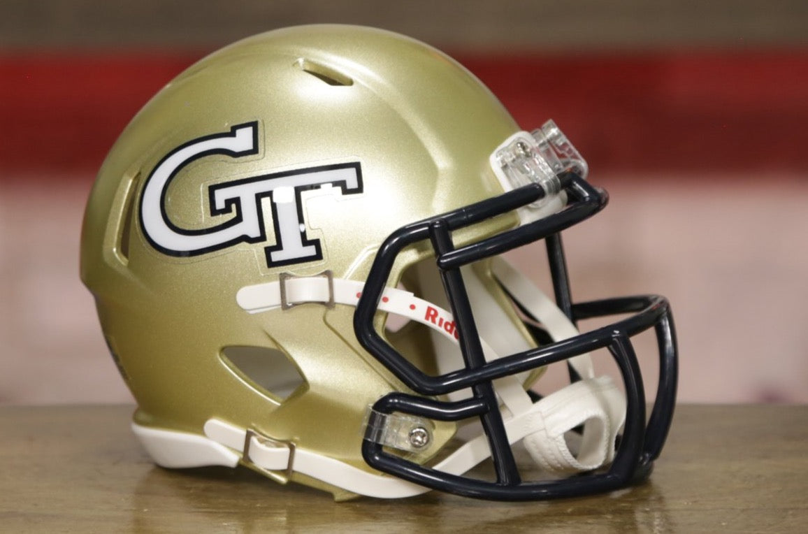 Georgia Tech Yellow Jackets Riddell Speed Mini Helmet