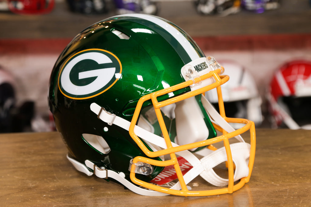 Green Bay Packers Alternate Flash Mini Speed Helmet – Green Bay Stuff