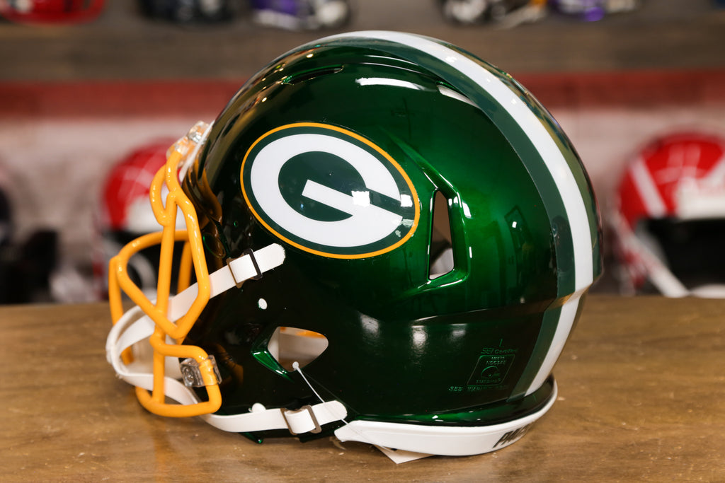 Green Bay Packers Alternate Flash Mini Speed Helmet – Green Bay Stuff