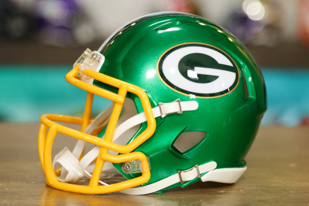 Green Bay Packers Riddell Speed Mini Helmet – Green Gridiron, Inc.