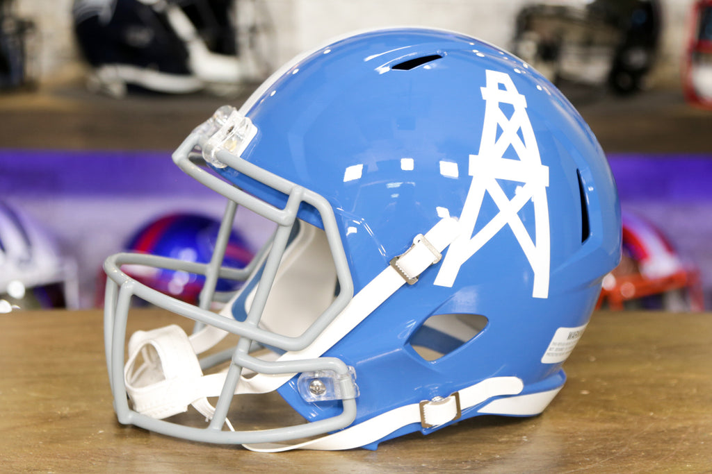 Houston Oilers 1960-62 Throwback SPEED Riddell Full Size Replica Football  Helmet