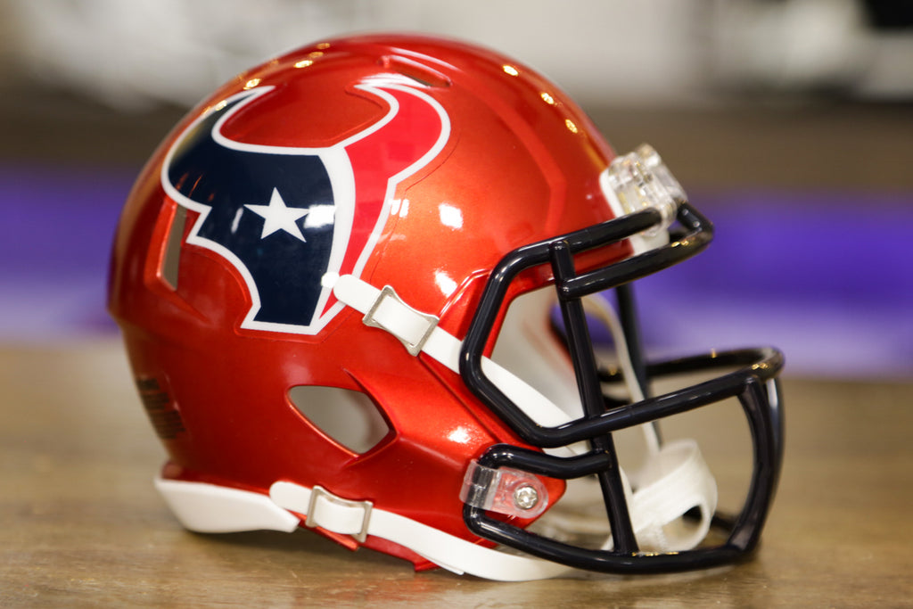 Riddell Houston Texans Black Matte Alternate Speed Mini Football Helmet