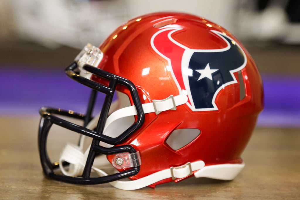 Houston Texans Helmet Riddell Replica Mini Speed Style On-Field Alternate