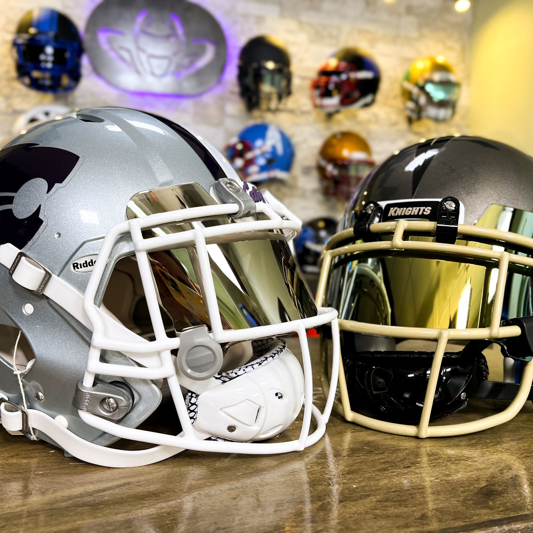 Football Drinking Helmet: Silver - The Prank Store