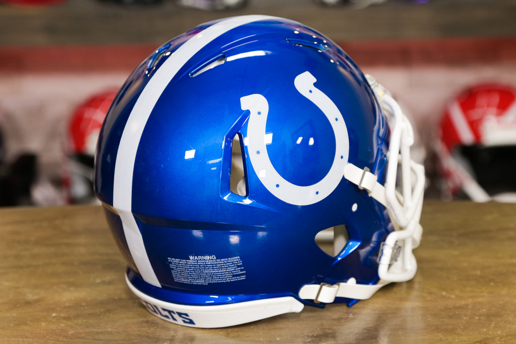 Indianapolis Colts Riddell Speed Replica Helmet - Alternate – Green  Gridiron, Inc.