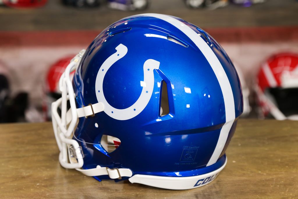 Indianapolis Colts Riddell Speed Replica Helmet - Alternate – Green  Gridiron, Inc.