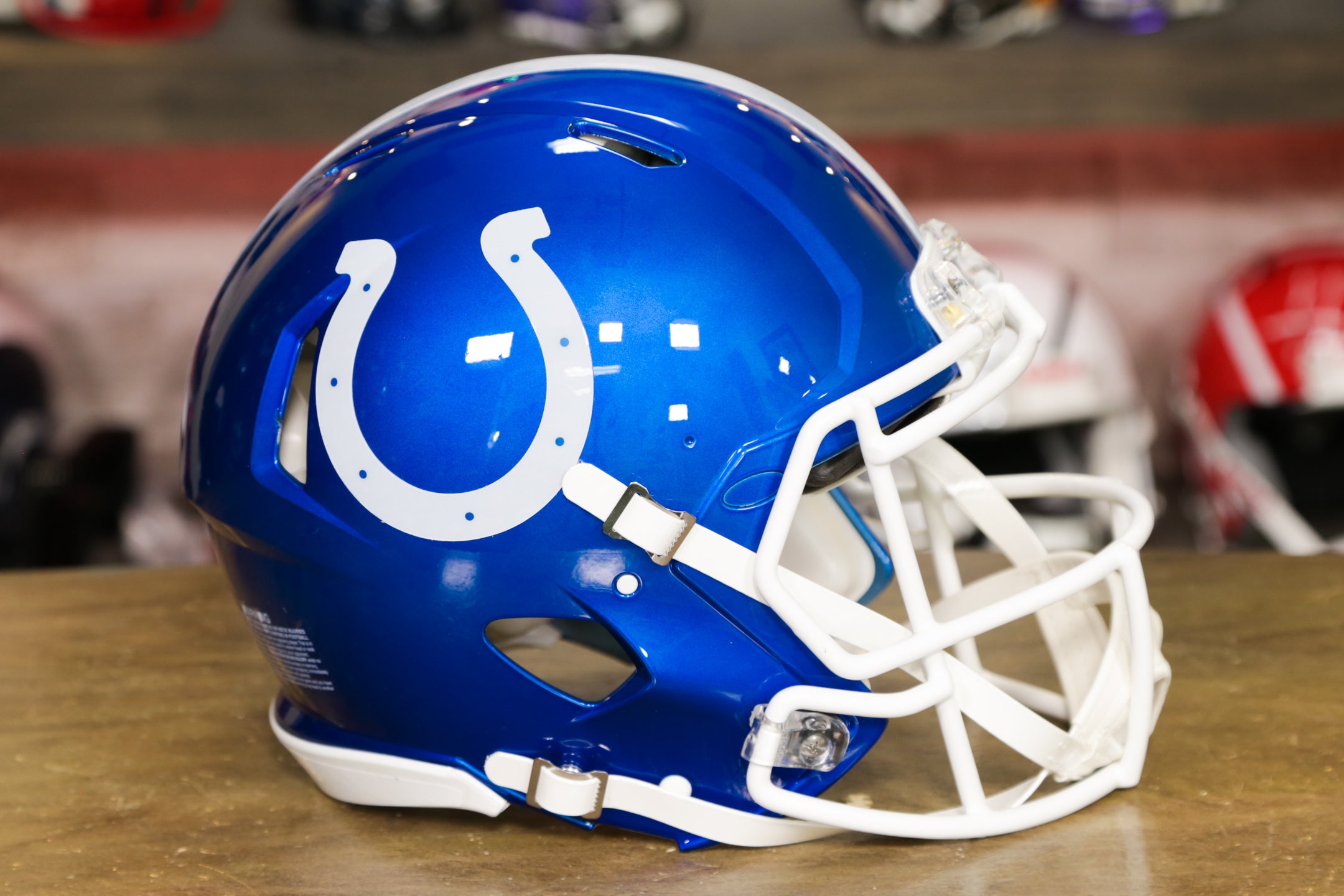 Indianapolis Colts Riddell Speed Replica Helmet - Flash