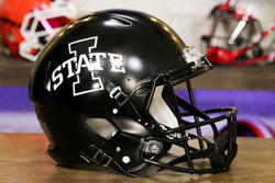 Iowa State Cyclones Riddell Speed Authentic Helmet - Matte Black