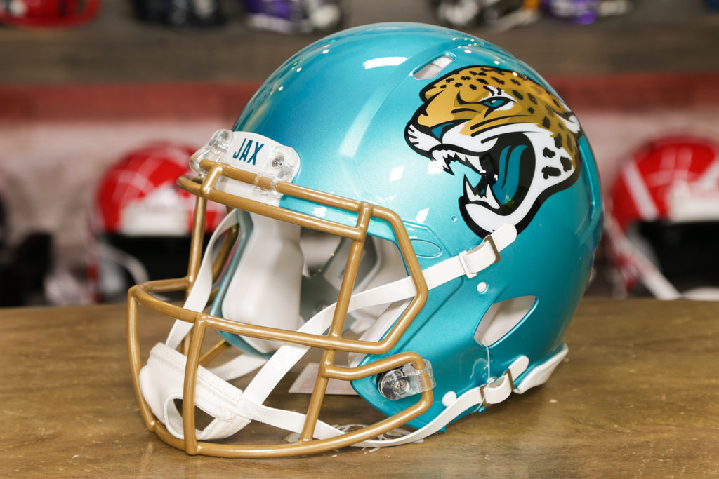 JACKSONVILLE JAGUARS NFL Gameday REPLICA Football Helmet w/ Eye Shield Visor