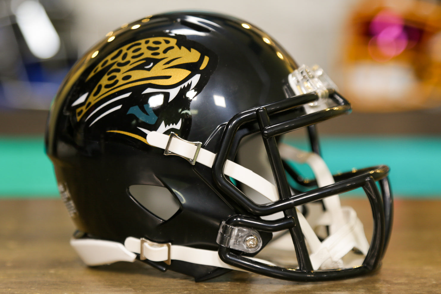 Jacksonville Jaguars Riddell Speed Mini Helmet - 1995-2012 Throwback