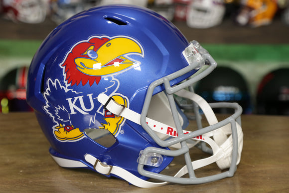 Kansas Jayhawks Riddell Speed Replica Helmet - Oversized Big Jay