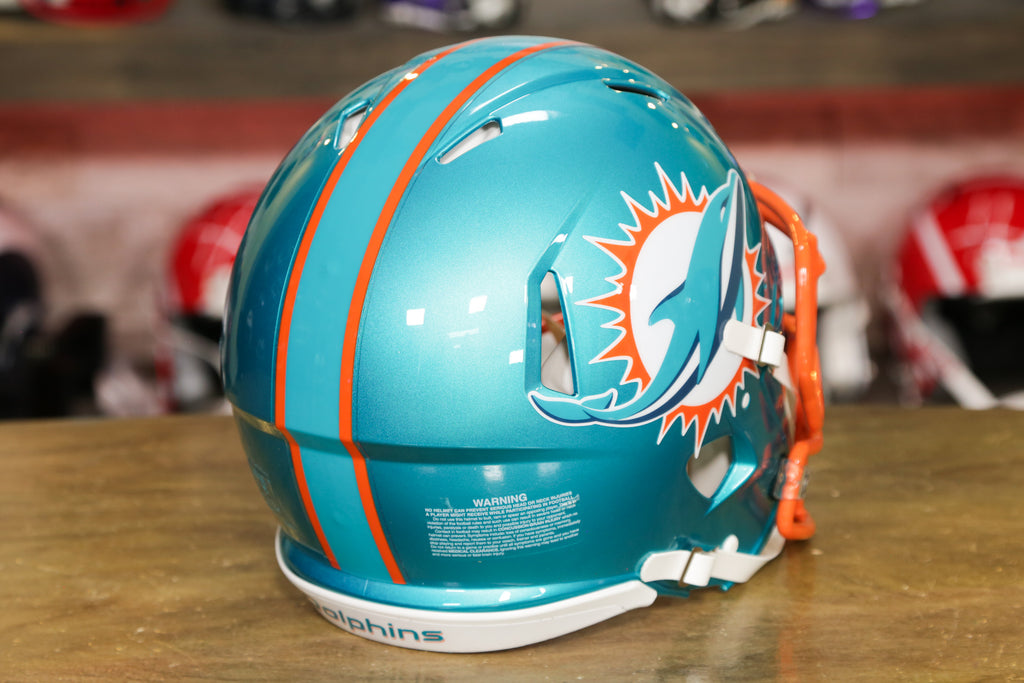 Miami Dolphins Riddell Speed Authentic Helmet - GG Edition – Green