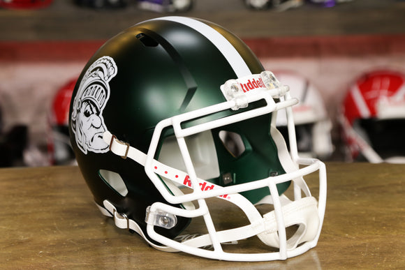 Michigan State Spartans Riddell Speed Replica Helmet - Gruff Sparty