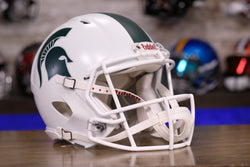 Michigan State Spartans Riddell Speed Authentic Helmet - Gloss White