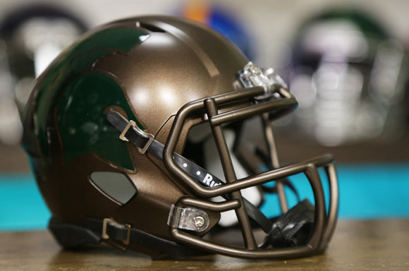 Michigan State Spartans Riddell Speed Mini Helmet - Bronze