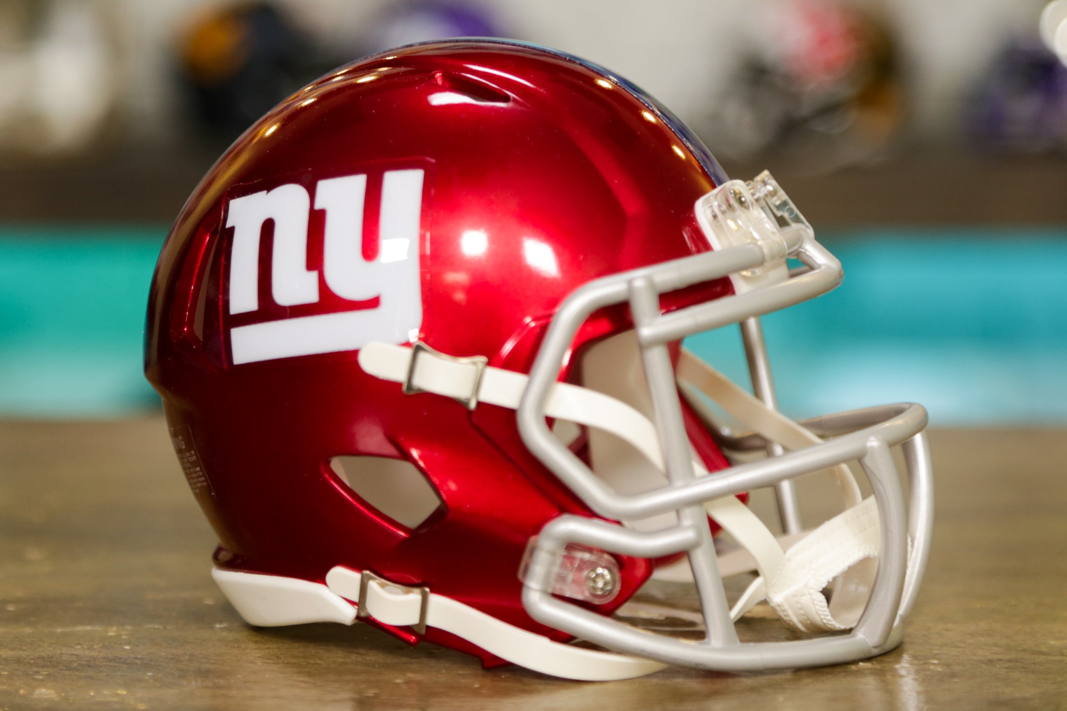 New York Giants Riddell Speed Mini Helmet - Flash