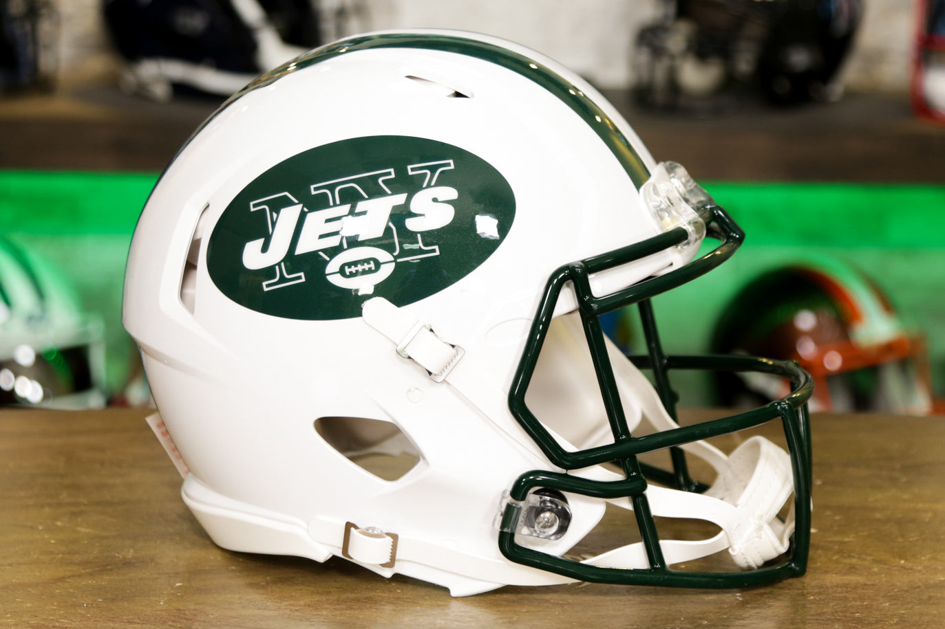 New York Jets Riddell Speed Authentic Helmet - 1998-2018 Throwback